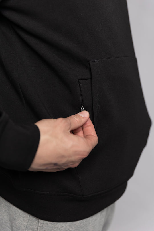Men's Motive Hoodie - Midnight Black